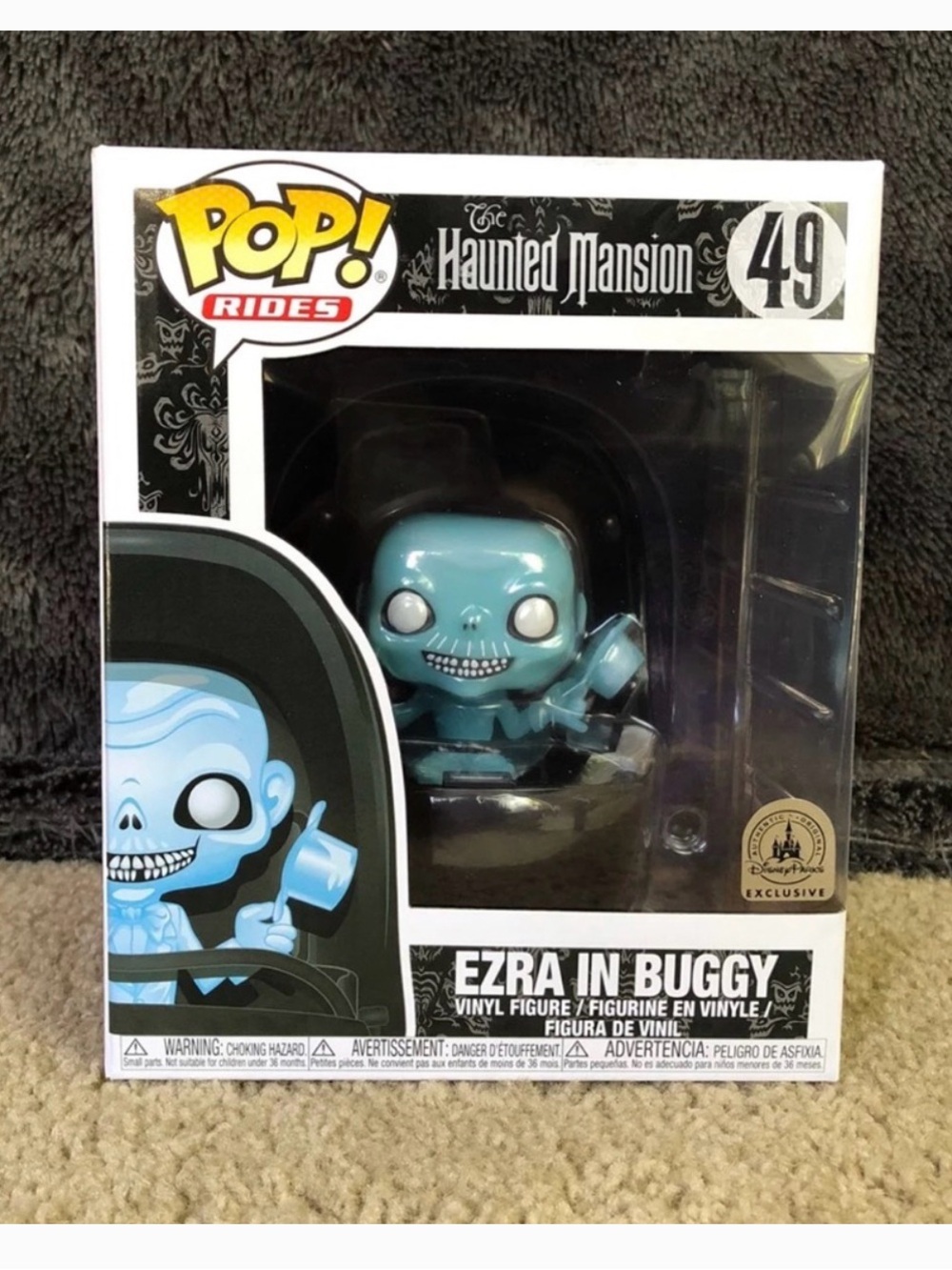 Funko Pop! Rides Haunted Mansion Ezra in Buggy Blue Vinyl Figure